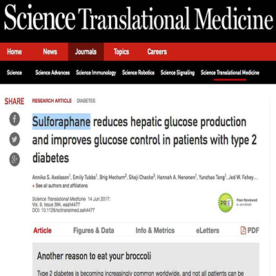 Unexpected! Broccoli extract o